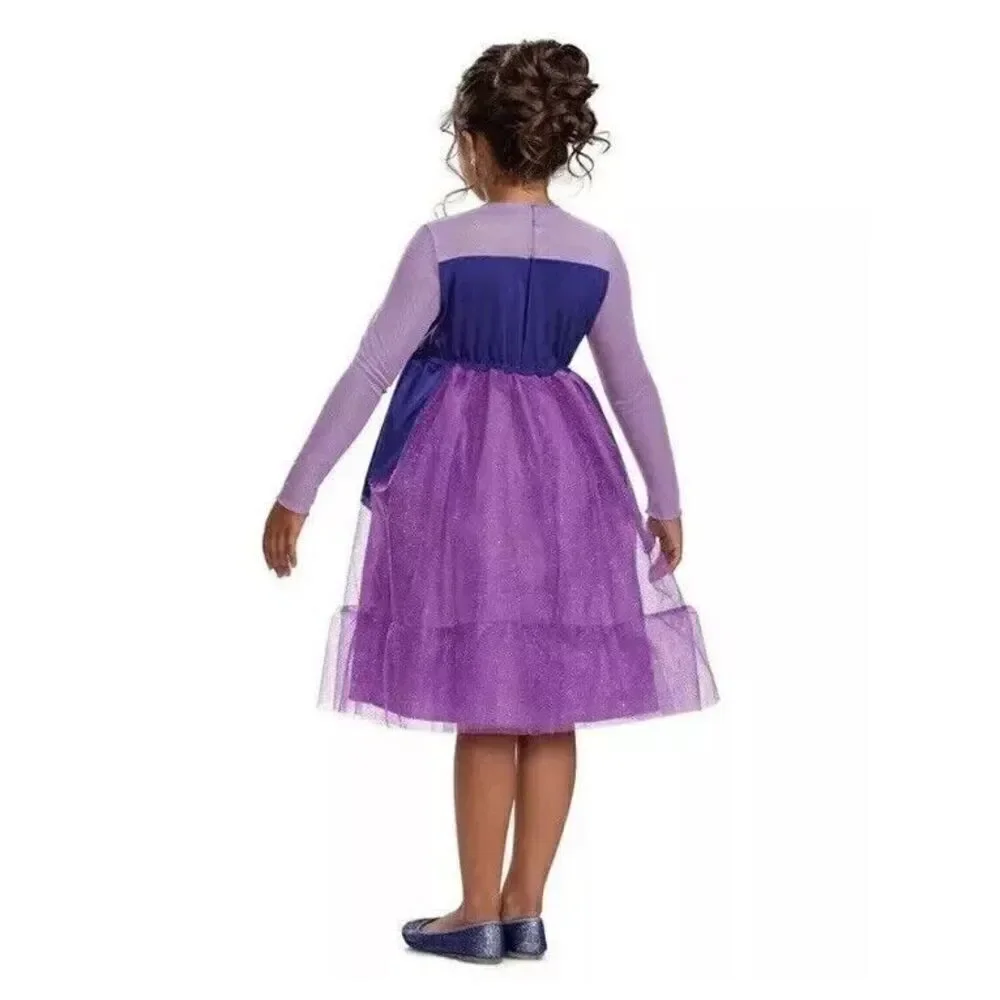 Disney Villains Ursula Large 10/12 Purple Blue Tutu Dress Halloween Costume